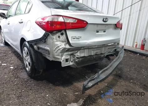 2016 Kia Forte Lx из США, поврежденный, VIN KNAFK4A63G5510092
